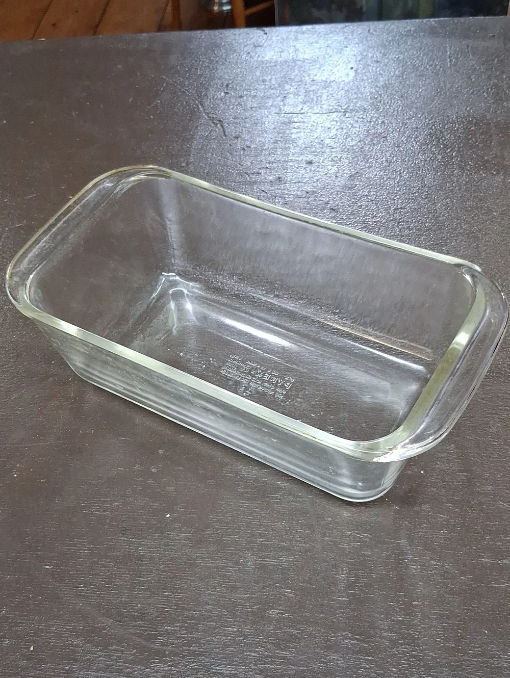 Vintage Pyrex 213 Clear Glass Loaf Pan 8.5 x‎ 4.5 x 2.5 Ovenware Made in USA